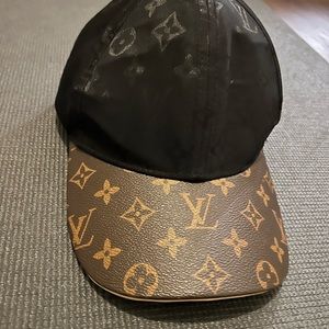Louis Vuitton Black Monogram Cap